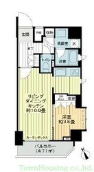 アデニウム新橋の物件間取画像